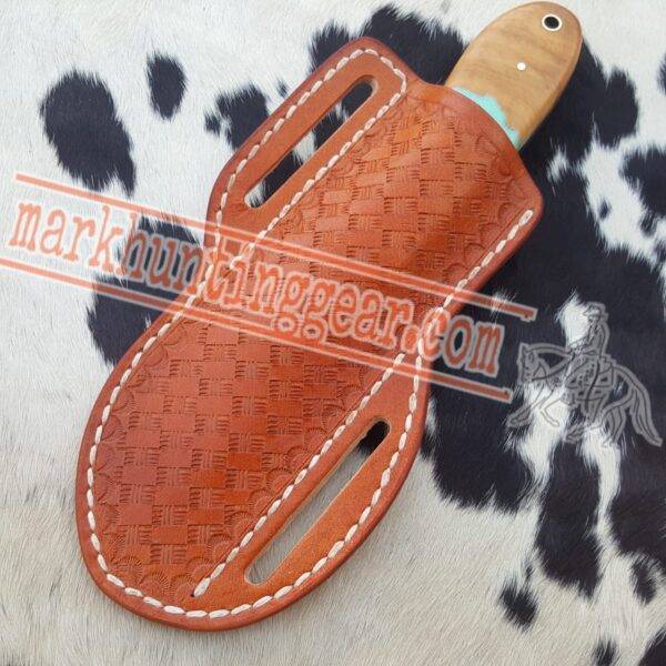 Custom Handmade Resp Steel Cowboy and Skinner Knife....MHG:1 - Image 3