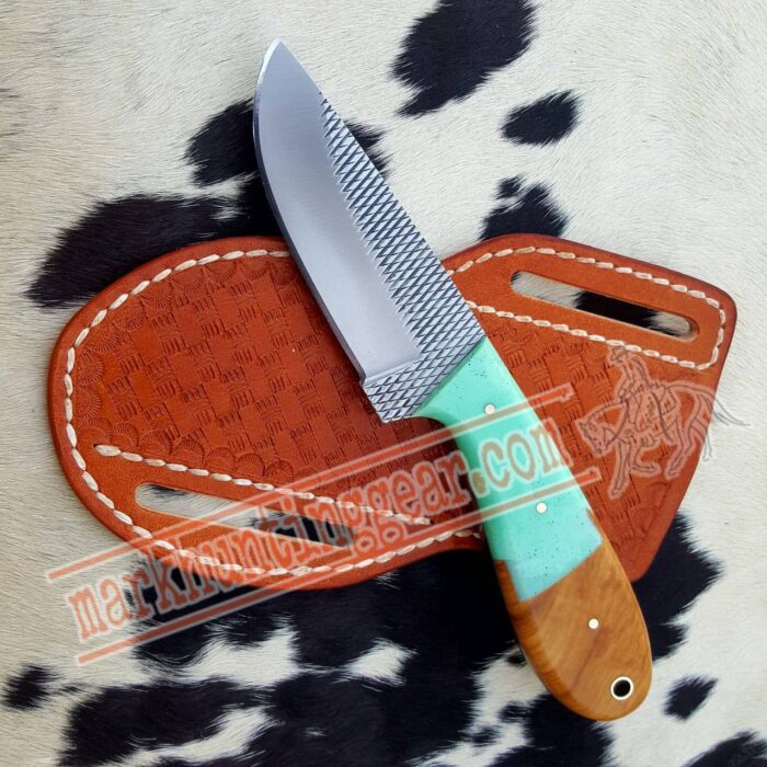 Custom Handmade Resp Steel Cowboy and Skinner Knife....MHG:1 - Image 2