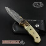 Custom Handmade Damascus Steel Folding knife.....MHG-Item#8