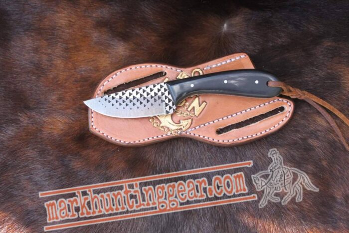 Custom Handmade Resp Steel Cowboy Skinner Knife. - Image 1