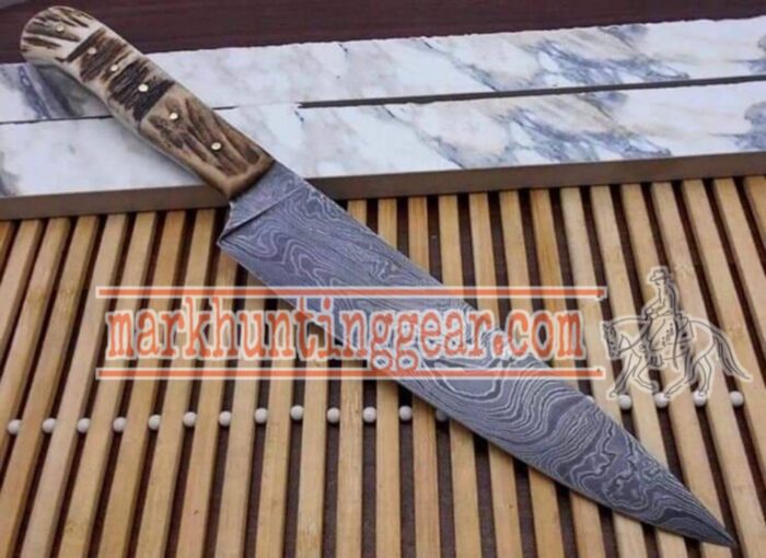 Custom made Damascus Steel Chef Knife - Image 1