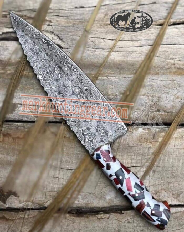 Custom made Damascus Steel Chef Knife - Image 1