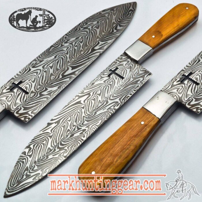 Custom made Damascus Steel Chef Knife - Image 1