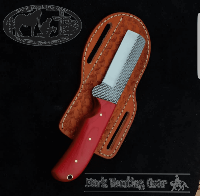 Custom made Resp Steel Cowboy Bull Cutter Knife - Image 1