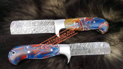 Custom Made Cowboy Bull Cutter knife Set.