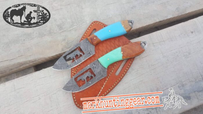 Custom Made Cowboy Skinner Knives Set - Image 1