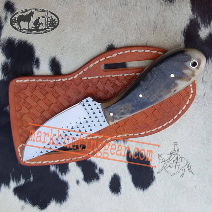 Custom made Resp Steel Cowboy Skinner Knife - Image 2