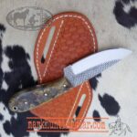 Custom made Resp Steel Cowboy Skinner Knife