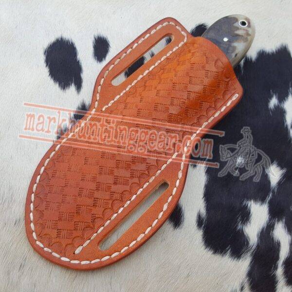 Custom made Resp Steel Cowboy Skinner Knife - Image 3