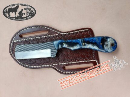 Custom made Resp Steel Cowboy Bull Cutter knife