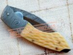 Custom Handmade Damascus Steel Folding knife - Image 3