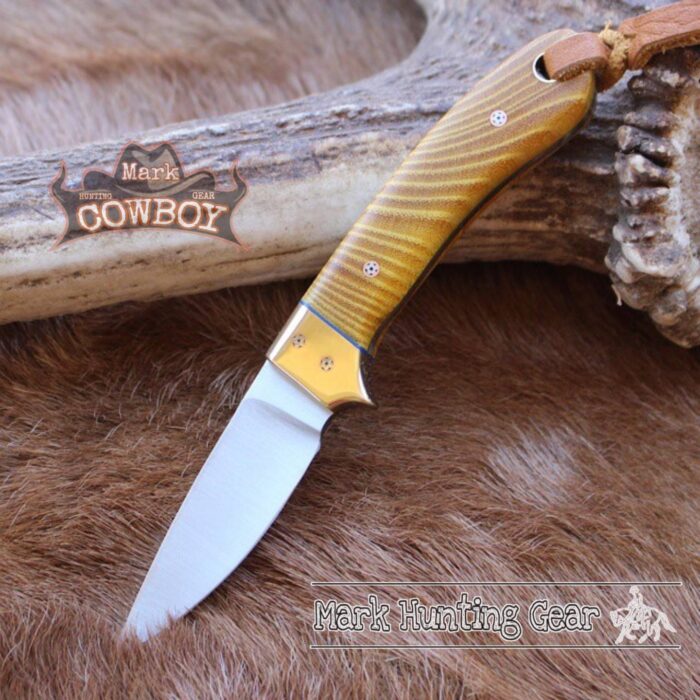 Custom Handmade D2 Steel Cowboy Skinner Knife - Image 1