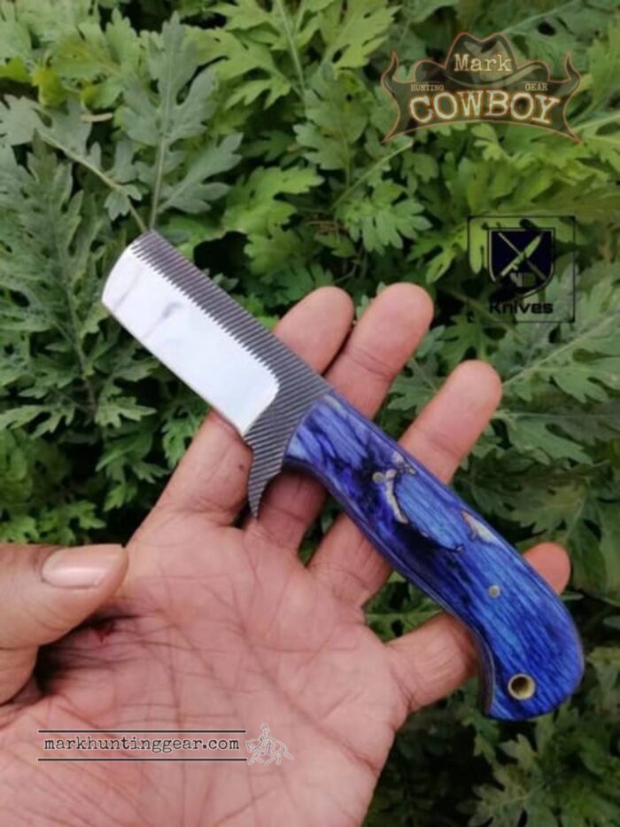 Custom made Resp Steel Cowboy Bull Cutter Knife - Image 1