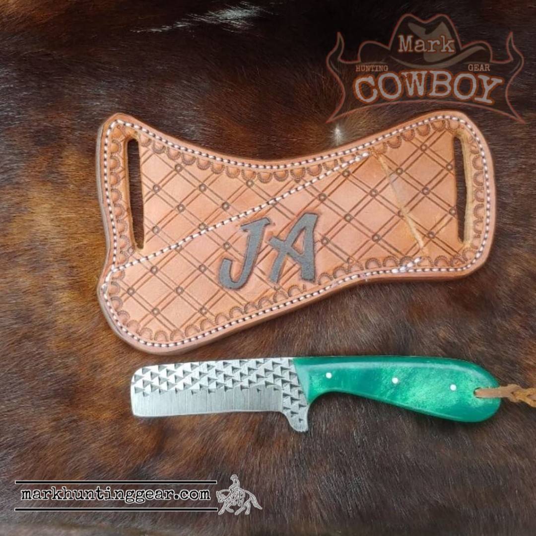 Custom Handmade 1095 steel cowboy bull cutter knife.....