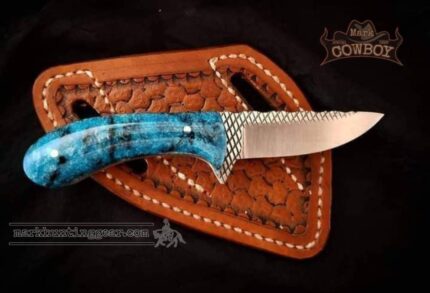 Custom made Resp Steel Cowboy Skinner Knife