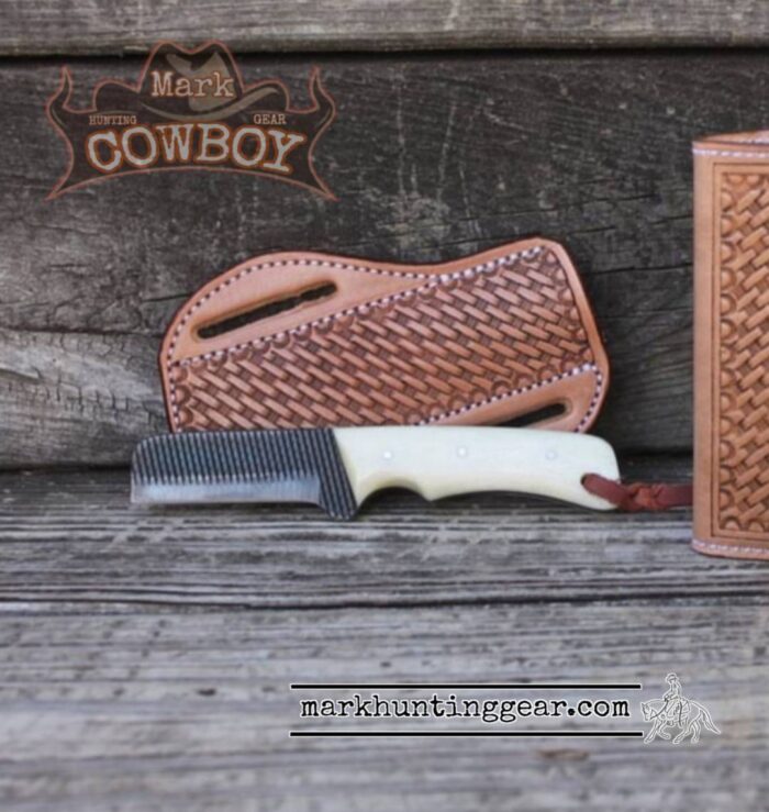 Custom made Resp Steel Cowboy Bull Cutter Knife - Image 1