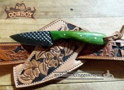Custom made Resp Steel Cowboy Skinner Knife