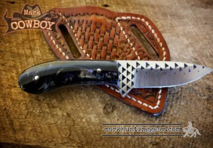 Custom made Resp Steel Cowboy Skinner Knife