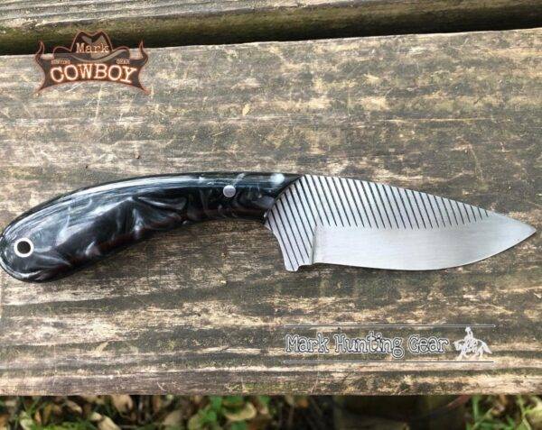 Custom Handmade Resp Steel Cowboy Skinner Knife - Image 1