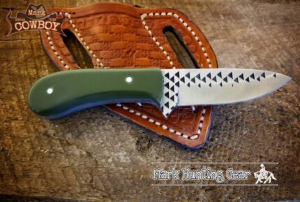 Custom Handmade Resp Steel Cowboy Skinner Knife