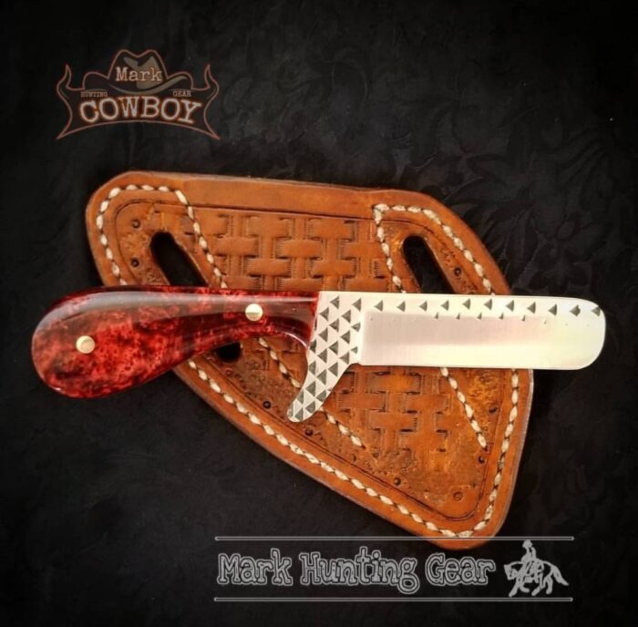 Custom Made Resp Steel Cowboy Bull Cutter Knife - Image 1