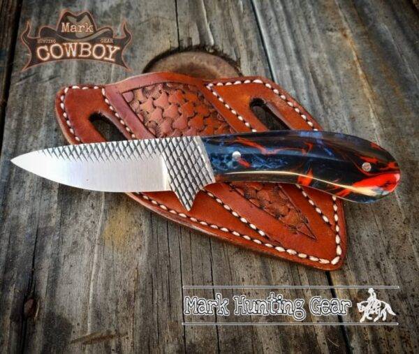 Custom Made Resp Steel Cowboy Skinner Knife - Image 1