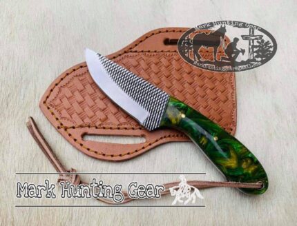 Custom made Resp Steel Cowboy Skinner Knife