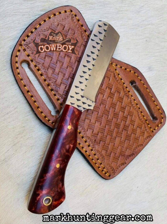 Custom made Resp Steel Cowboy Bull Cutter Knife - Image 1