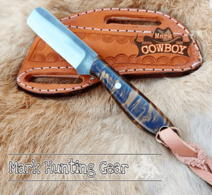 Custom made Resp Steel Cowboy Bull Cutter Knife