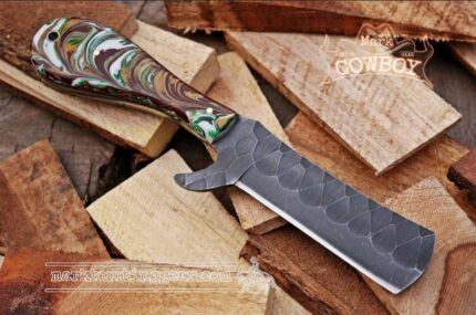 Custom Made 1095 Steel Cowboy Bull Cutter Knife