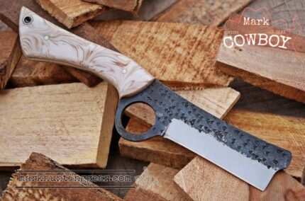 Custom Made 1095 Steel Cowboy Bull Cutter knife...