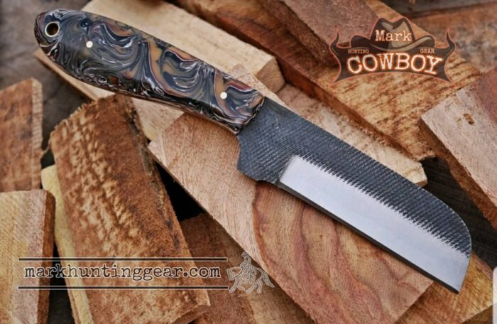 Custom Made Resp Steel Cowboy Bull Cutter knife... - Image 1
