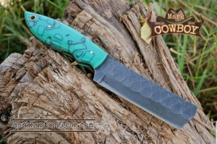 Custom Made 1095 Steel Cowboy Bull Cutter knife...