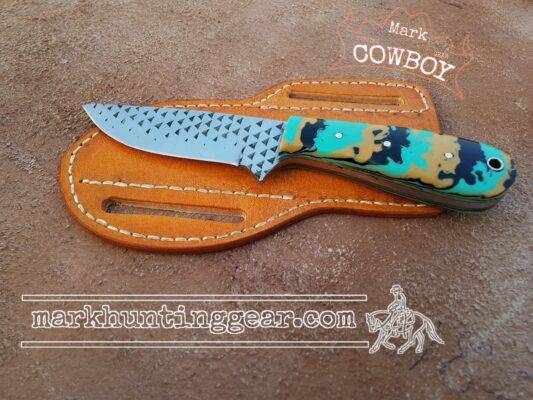 Custom Steel Cowboy Skinner Knife