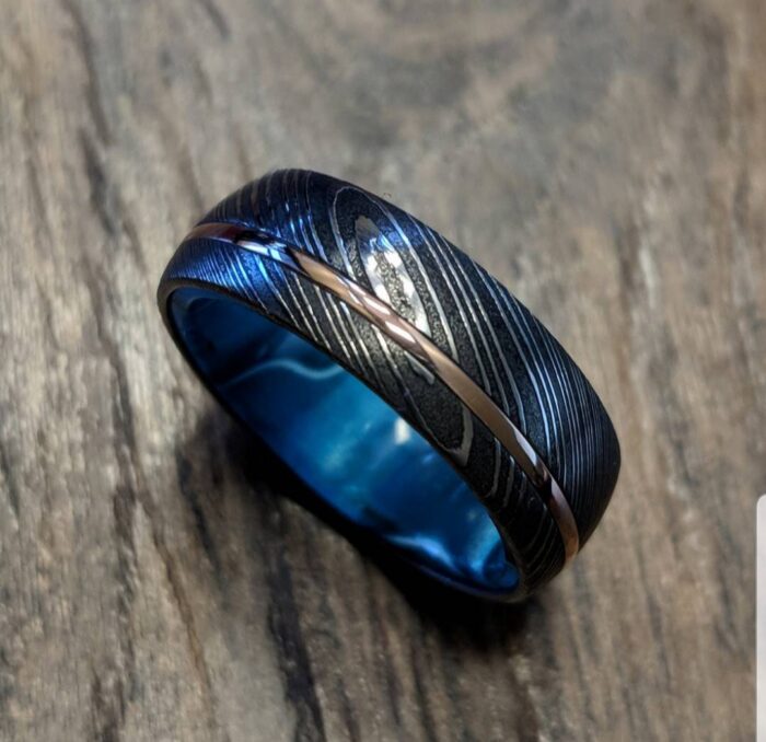 Custom Handmade Damascus Ring..... - Image 2