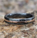 Custom Handmade Damascus Steel Ring - Image 2