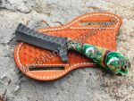 Custom Handmade High Carbon 1095 Steel Cowboy Bull Cutter Knife...