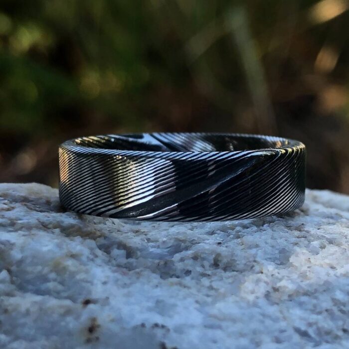 Custom Handmade Damascus Steel Ring... - Image 2