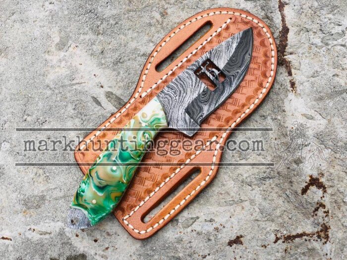 Custom Handmade Damascus Steel Lineman & Skinner Knife... - Image 1