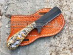Custom Handmade 1095 Steel Bull Cutter knife