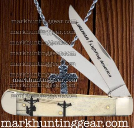 Custom Handmade Trapper Knife For Lineman....