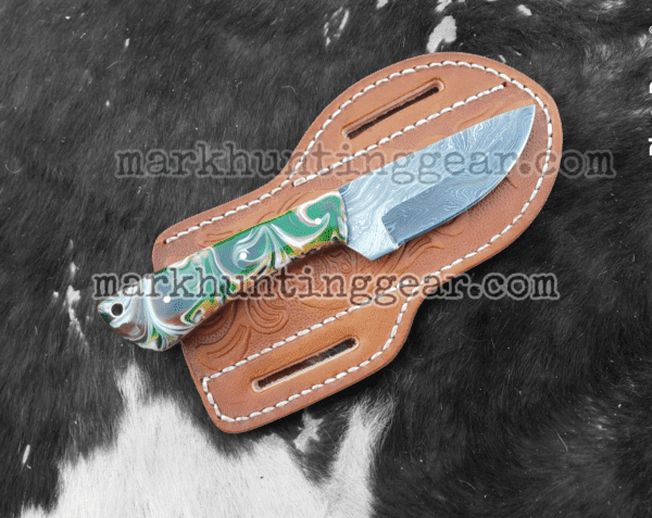 PicsArt_12-10-12.02.33 Custom Handmade Damascus Steel Cowboy Skinner Knife... - Image 1