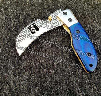 Custom Made Resp Steel Lineman Pocket Knife...