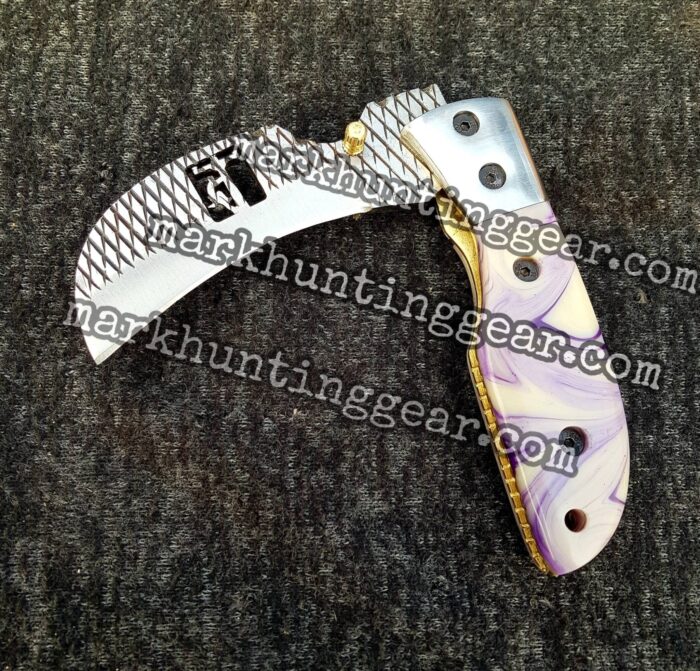 Custom Handmade Resp Steel Lineman Pocket Knife... - Image 1