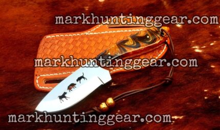 Custom Handmade 440c Stainless Steel Skinner Knife...