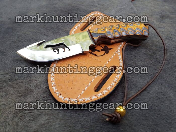 Custom Handmade 440c Stainless Steel Mirror Polished Blade Skinner Knife... - Image 1