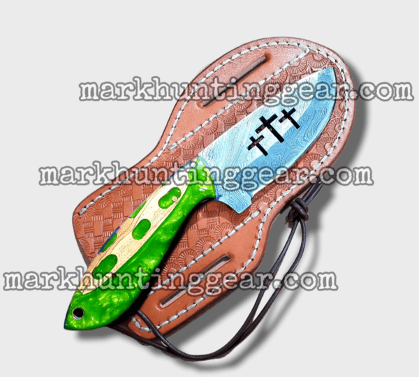 PicsArt_06-09-01.43.20 Custom Handmade Damascus Steel Cowboy Skinner Knife. .. - Image 1