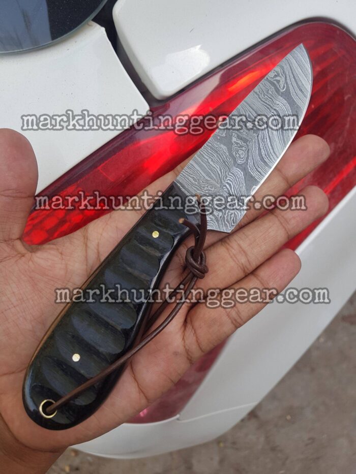 Custom Handmade Damascus Steel Cowboy Skinner Knife... - Image 1