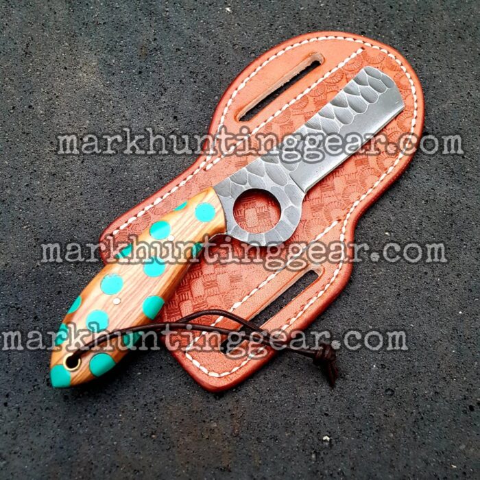 Custom Handmade 1095 Steel Cowboy Bull Cutter Knife. - Image 1