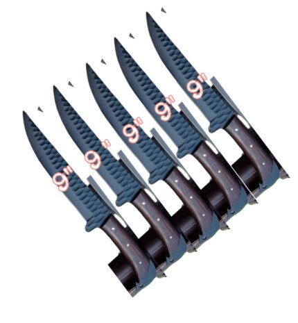 Custom Handmade Knives 1095 Steel powder Coated Blades....